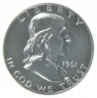1961 Proof Franklin Half Dollar 90% Silver *6409