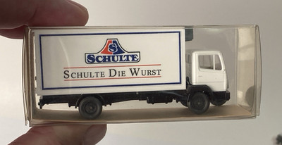 Wiking Germany HO 1:87 Mercedes Delivery Truck Schulte
