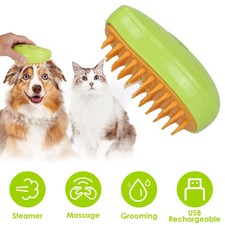 3 In 1 Dog Cat Steam Brush Pet Electric Spray Massage Comb Pet Hair Removal Comb