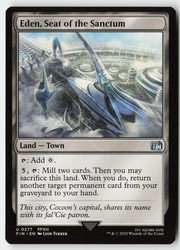 Eden, Seat of the Sanctum #277/772 Uncommon Land - Final Fantasy MTG