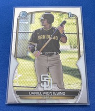 2023 Bowman Chrome Prospects #BCP-114 Daniel Montesino Padres 1st Bowman