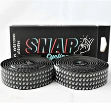Snap Cycling handlebar tape, black and white, road bike gravel bicycle