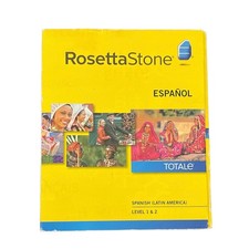 Rosetta Stone Spanish Latin America Level 1  2 Version 4 Language Course