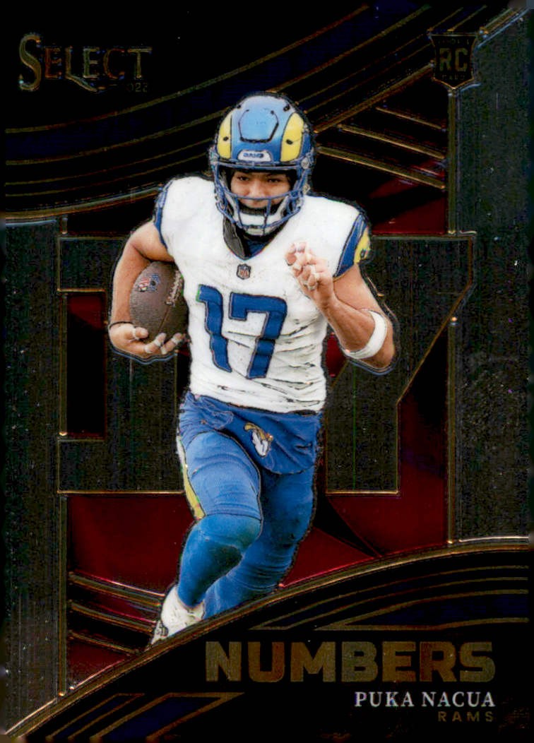 2023 Panini Select #NMB-PNA Puka Nacua Numbers