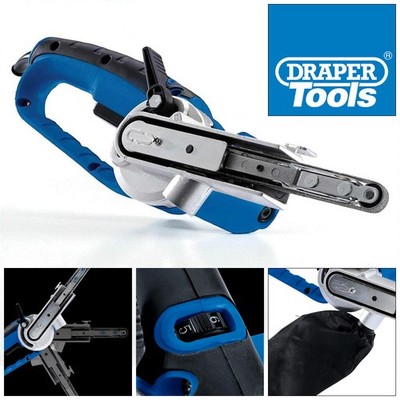 400W Mini Bandschleifer 13mm Power Band Fingerfeile variable Geschwindigkeit Draper 56490
