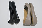 2 Lot Tory Burch Women's Slip-On Ballet Flats Size 7.5 Black/Beige — photo 7