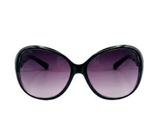Oversized Butterfly Sunglasses Women UV400 Gradient Lens Black Frame