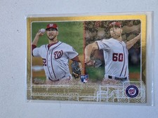 2015 Topps Update Series Rookie Combos Rafael Martin, Matt Grace Gold /2015 (RC)