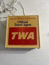 TWA Light Sign Cracked Need New Bulb