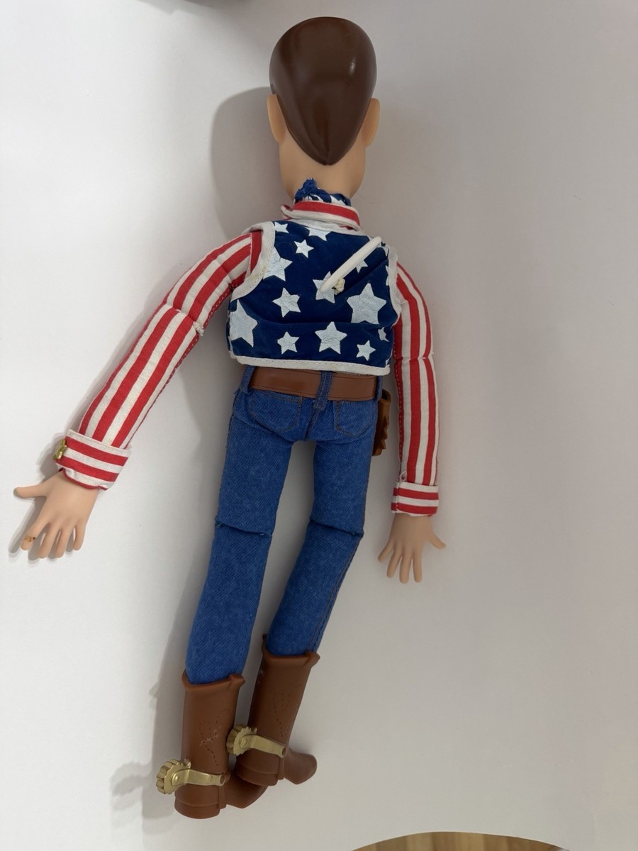 Toy Story & Beyond Patriotic Woody Talking Thinkway Sheriff Stars