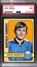 1972 TOPPS #161 RENE ROBERT PSA 9 Mint 48432610 