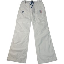 Pantalone olimpico Freddy Italia gamba larga bianco donna medio