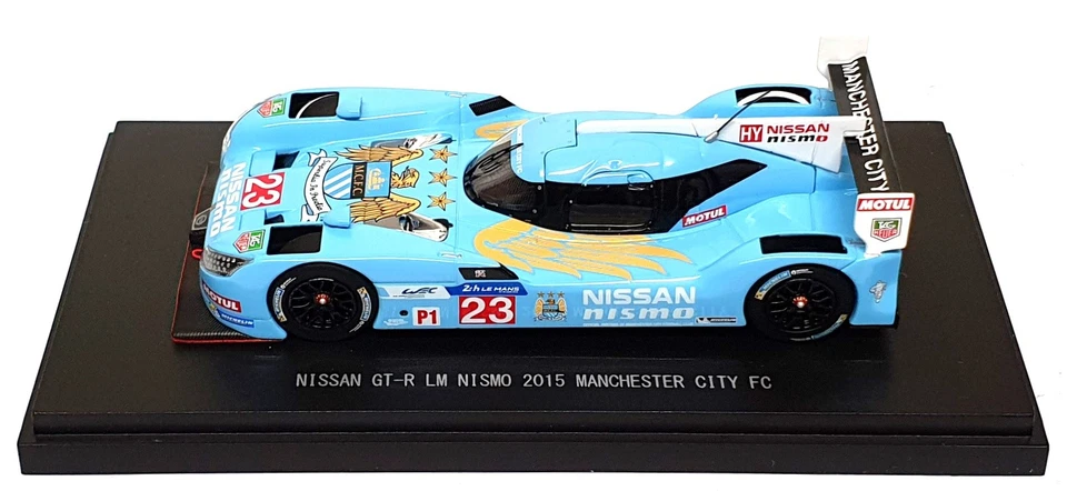 Ebbro 1/43 Scale 45251 - Nissan GT-R LM Nismo 2015 Manchester City FC #23 - Image 4 of 4