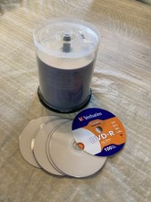 Verbatim DVD-R 4.7GB 16X White Inkjet Printable Blank Disc - 97167