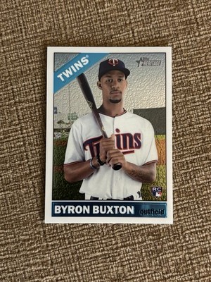 BYRON BUXTON 2015 TOPPS HERITAGE HIGH NUMBER CHROME PARALLEL RC /999 ROOKIE