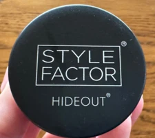 STYLE FACTOR EDGE BOOSTER HIDEOUT #4 STRONG HOLD Natural Black POMADE 25ml/.85oz