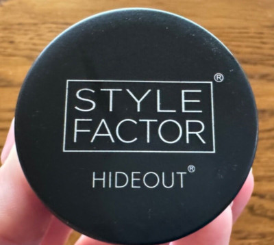 STYLE FACTOR EDGE BOOSTER HIDEOUT #4 STRONG HOLD Natural Black POMADE 25ml/.85oz