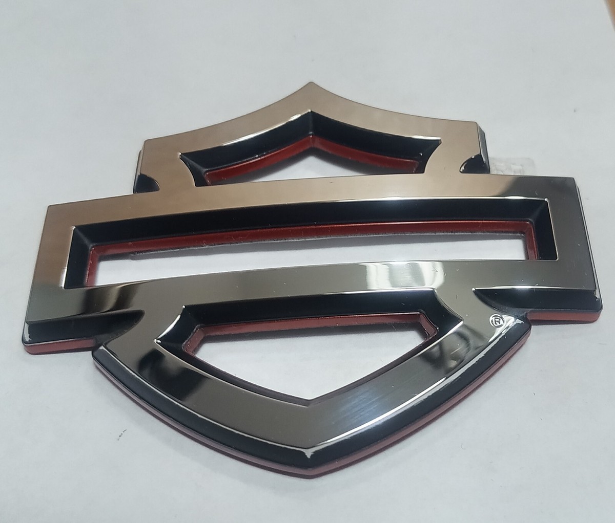 Harley-Davidson Custom Fuel Gas Tank Emblems Bar And Shield