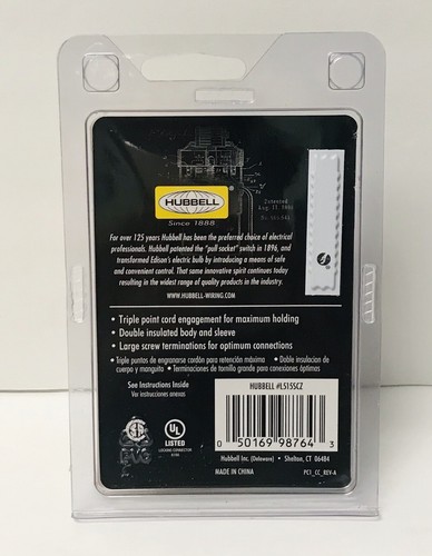 Hubbell Industrial Locking Connector Conector De Traba 15A 125V New - Picture 2 of 2