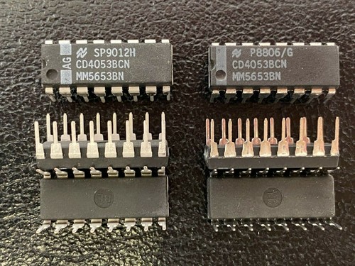 5 piezas - Circuito Integrado (IC) NS MM5653BN / CD4053BCN - Original (NOS) - Imagen 2 de 3