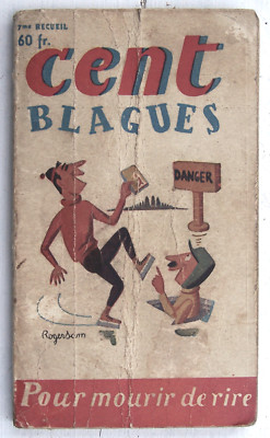 Frédéric DARD Januar 1952 CENT WITZE Nr. 7 Roger SAM Léo MASSIERA Puits-Pelu BE