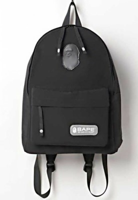 black bape backpack