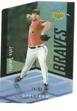 JOHN SMOLTZ SPECTRUM GOLD 2007 UPPER DECK 55 SERIAL #/99 ATLANTA BRAVES HOF