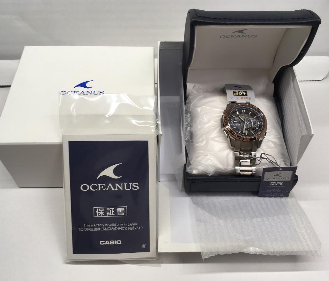 CASIO Oceanus OCW-T600TDC-5AJF Men's Watch 18cm Used, Good CASIO Oceanus OCW-T600TDC-5AJF Men's Watch 18cm Used, Good