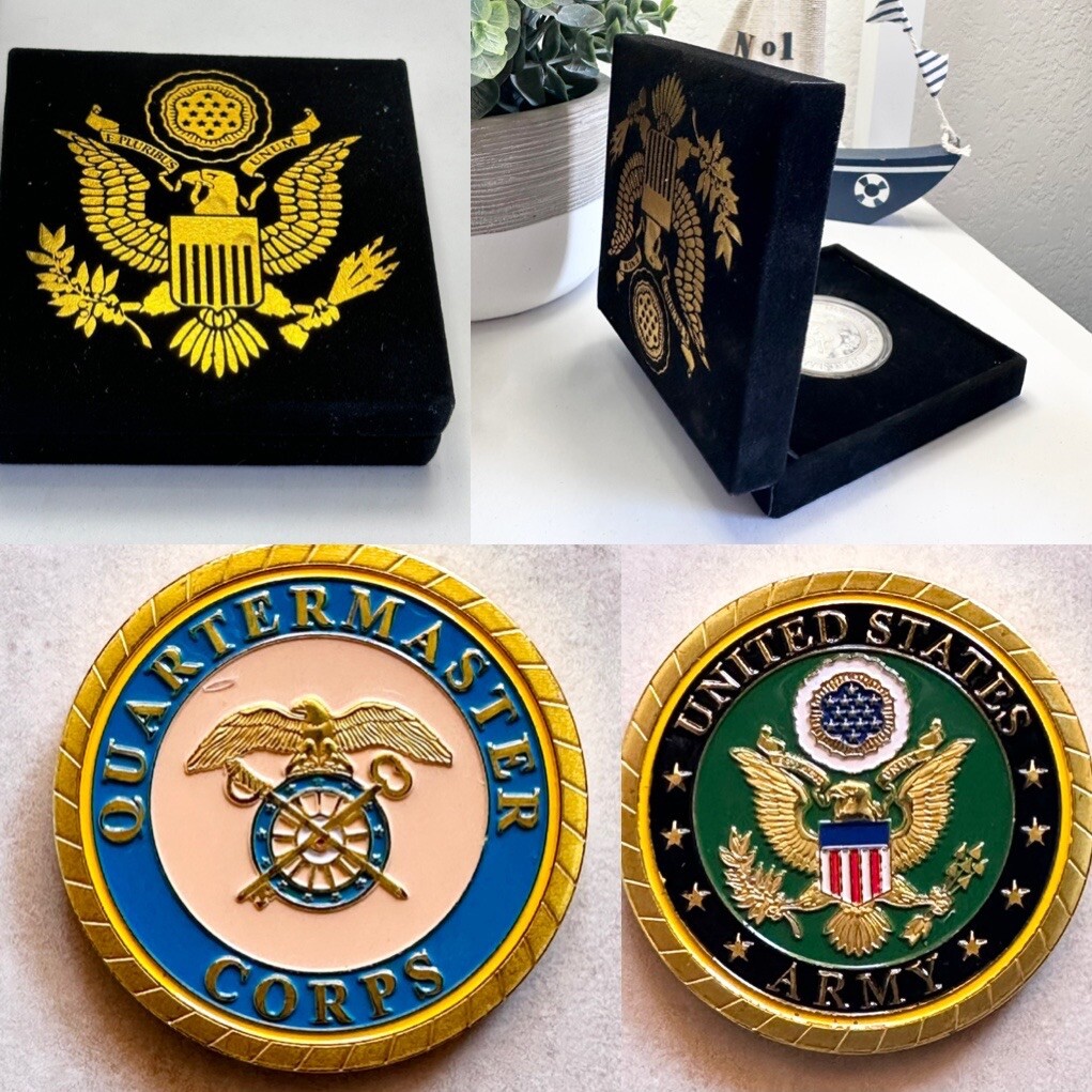ARMY QUARTERMASTER CORPS MILITARY SEAL 1.5