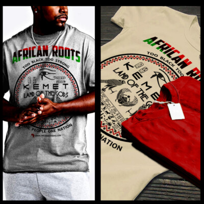 African Kemetic Black God RBG T-Shirt Marcus Garvey Philosophy Woke Melanin Man