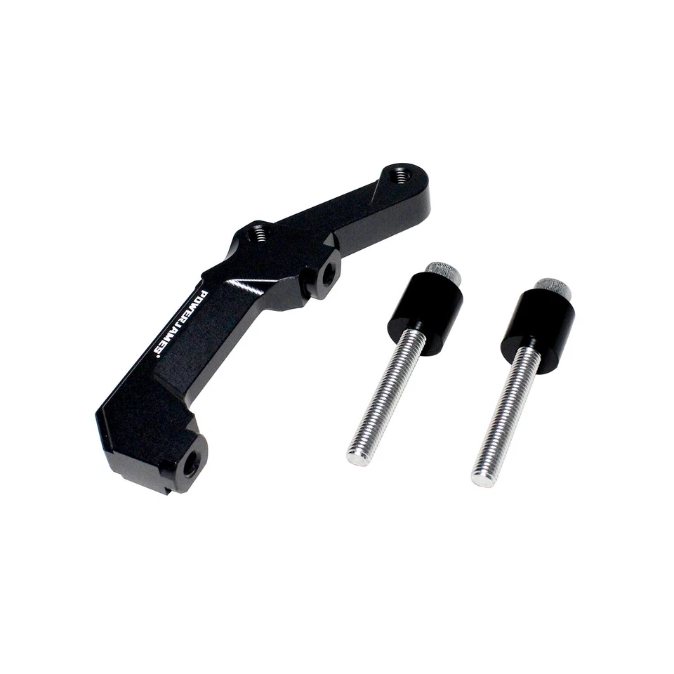 Black 108mm Front Brake Caliper Bracket for Harley 2000-17 Dyna Street Bob FXDC - Изображение 2 из 4