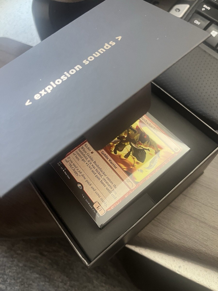 MTG Secret Lair: Explosion Sounds Opened Unplayed No Kaleidoscope