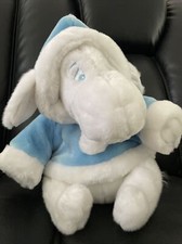Disney Store White Snowball Eeyore Blue Plush 12" Winnie The Pooh