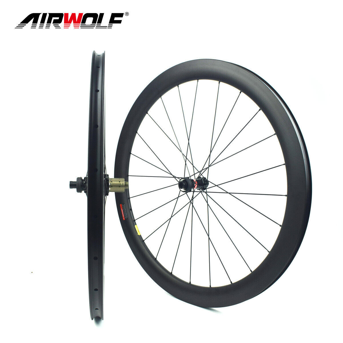 50*28mm 700C Carbon Wheelset Racing Road Bike Wheels Center Lock Disc Tubeless