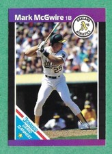 1989 Donruss Baseball - Mark McGwire #7 Athletics 