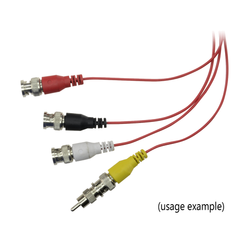 5x BNC female to RCA phono male adapter / connector f/m for CCTV cameras - Afbeelding 6 van 6