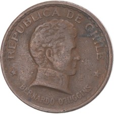 [#1350089] Coin, Chile, 20 Centavos, 1948