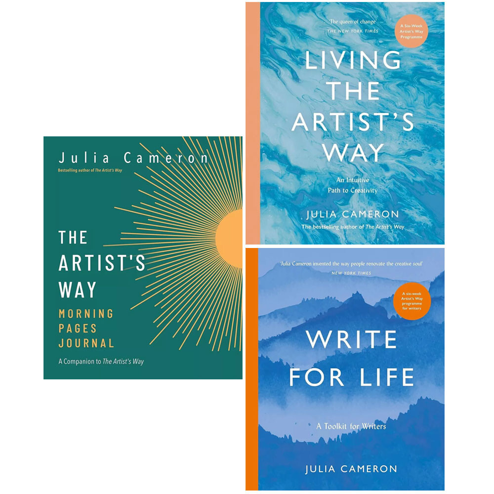 Julia Cameron Set 2: 3 Books Collection Set Write for Life,Living the Artist's