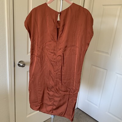 brown leather dress mini Thora Vegan Leather Dress