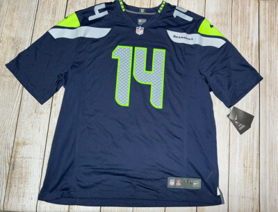 Nike On Field Blue Seattle Seahawks DK Metcalf Jersey Mens Size