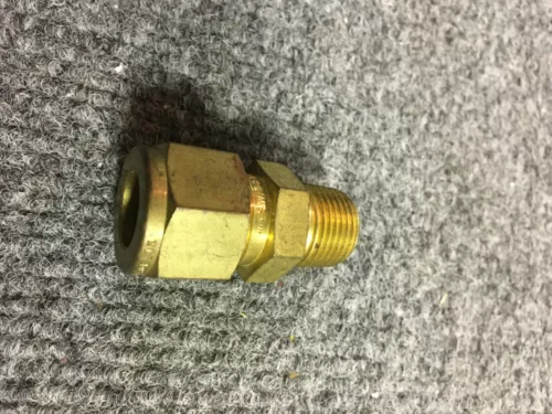 Brass Fitting  1/2" Tubing  to 1/2" NPT Male
