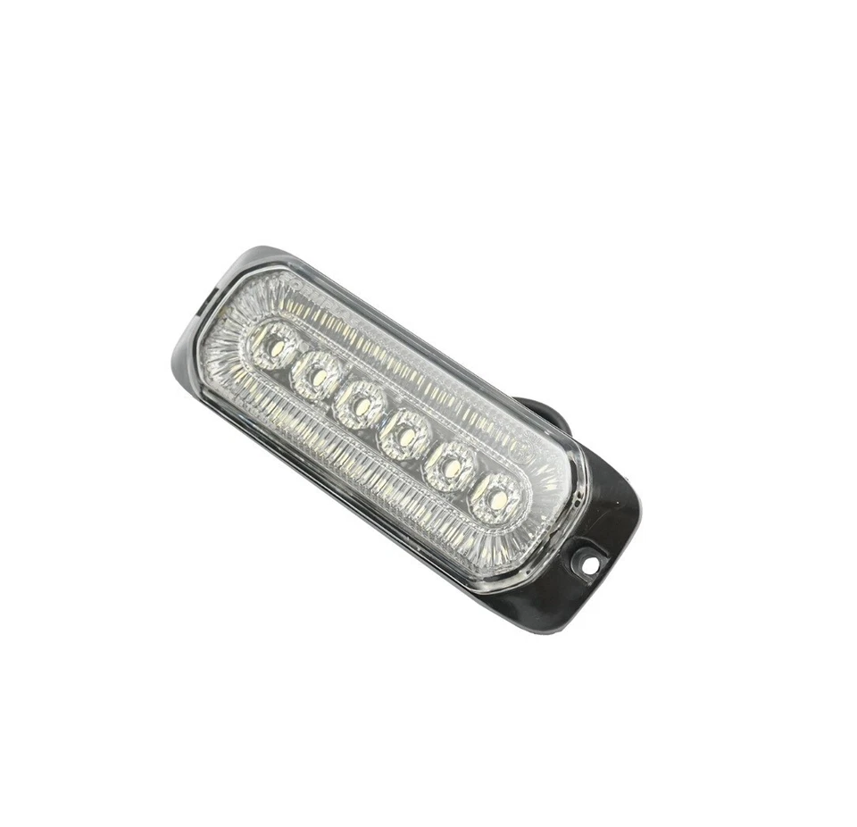 2 Feux de Gabarit Avant + Mode Flash 12V-24V LED Blanc Camion Remorque Agricole - Photo 2/4