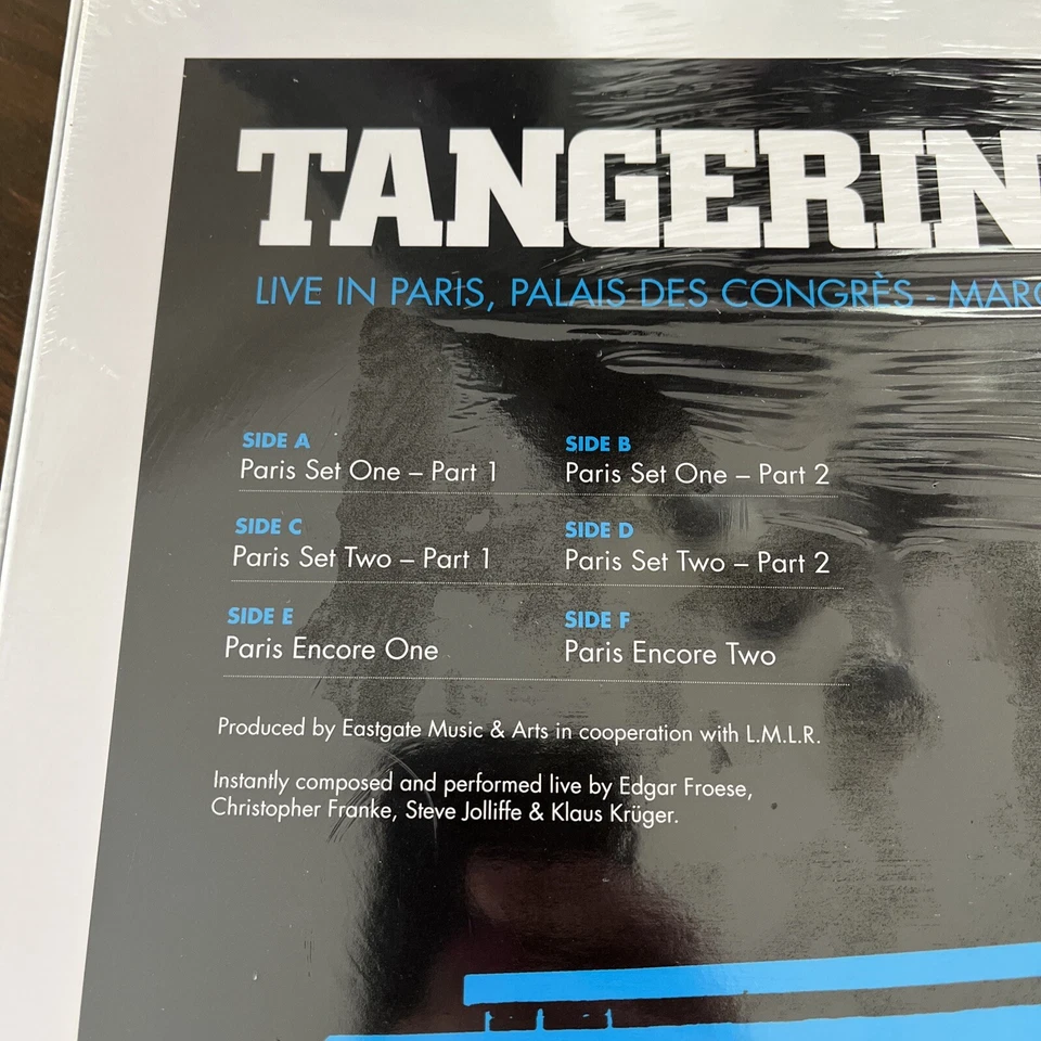 TANGERINE DREAM Live in Paris March 6 1978 Rsd 2023 3 LP Colored Vinyl Box Set - Image 4 of 4