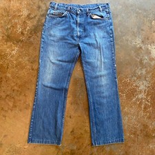 Vintage Early 1980s/70s Bootcut Levi  s Orange Tab 517 36 X 30 Flare