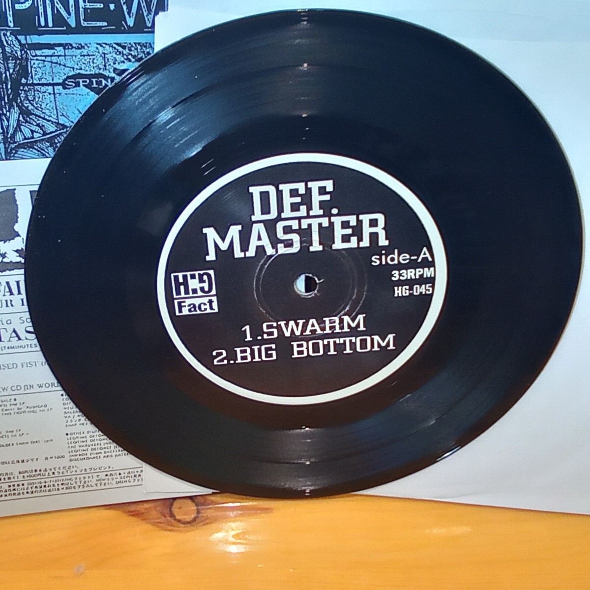 DEF MASTER / SPINE WRENCH SPLIT 7-INCH RECORD H:G FACT HGO45