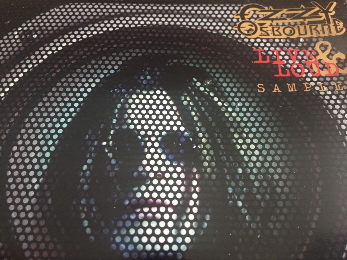 Ozzy Osbourne - Live & Loud Sampler CD US PROMO black