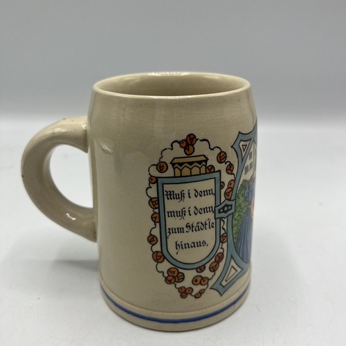 1902 Antique Eckhart Engler Honrgrenzausen Stoneware Mug Stein 10/20L Rare - Picture 2 of 7