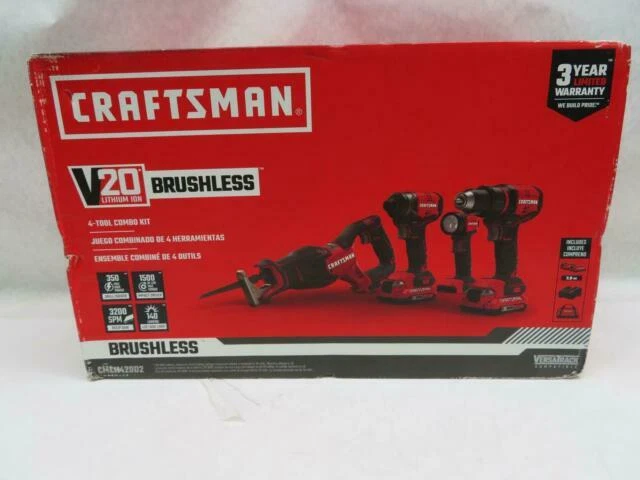Craftsman brushless online combo kit