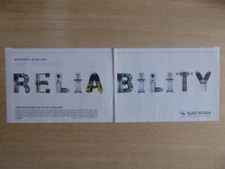 6/2011 PUB SAFRAN SNECMA ENGINE AVIATION AERO ENGINE RELIABILITY ORIGINAL AD