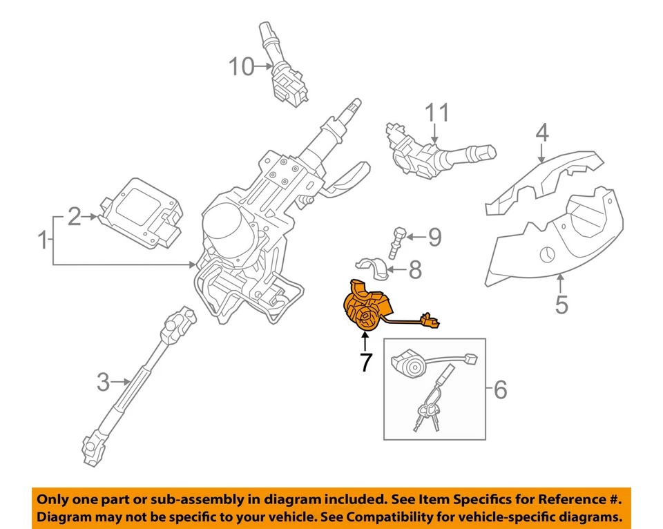 Used Ignition Switch fits: 2015 Kia Sportage AT Grade A Foto 3 de 4